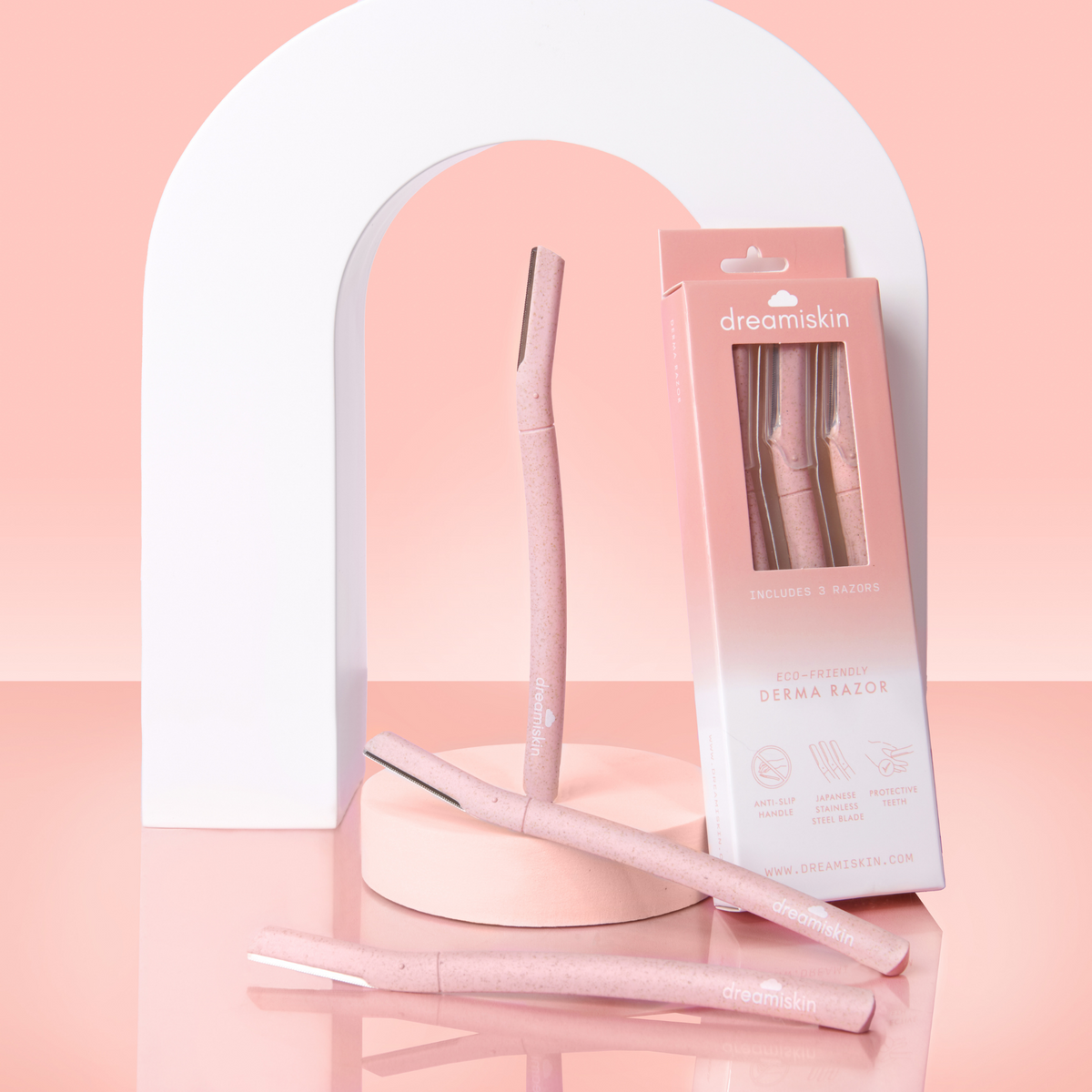 ECO-FRIENDLY DERMA RAZORS - 6 PACK | Dreamiskin